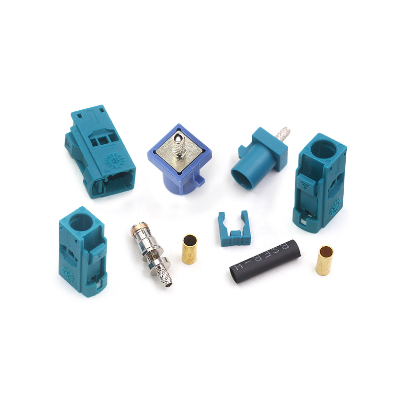 射频连接器FAKRA-C-J-K-1.5万能Z型焊接头汽车GPS天线公母头RG174 TEJIATE/特加特