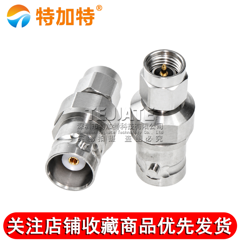 BNC/3.5-KJ毫米波转接器 BNC母转3.5MM公 BNC不锈钢转接头 DC-18G TEJIATE/特加特