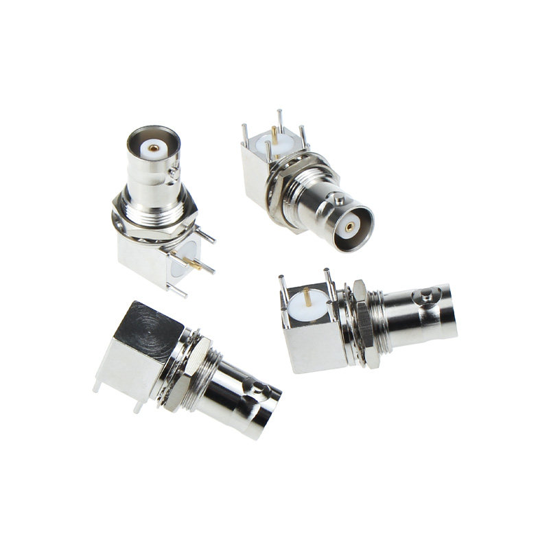 MHV-KYWE MHV3000V弯头PCB面板固定插座 BNC高压3KV MHV-KYWHD TEJIATE/特加特