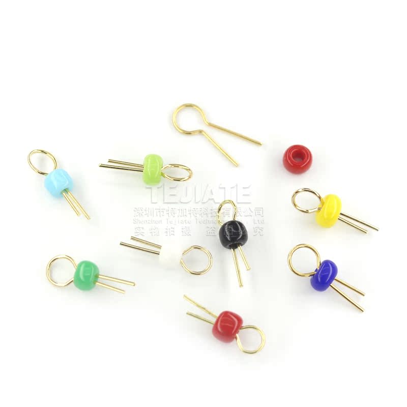 PCB测试点 PCB板测试针电路板测试针 圆柱形镀金陶瓷测试环测试珠 
