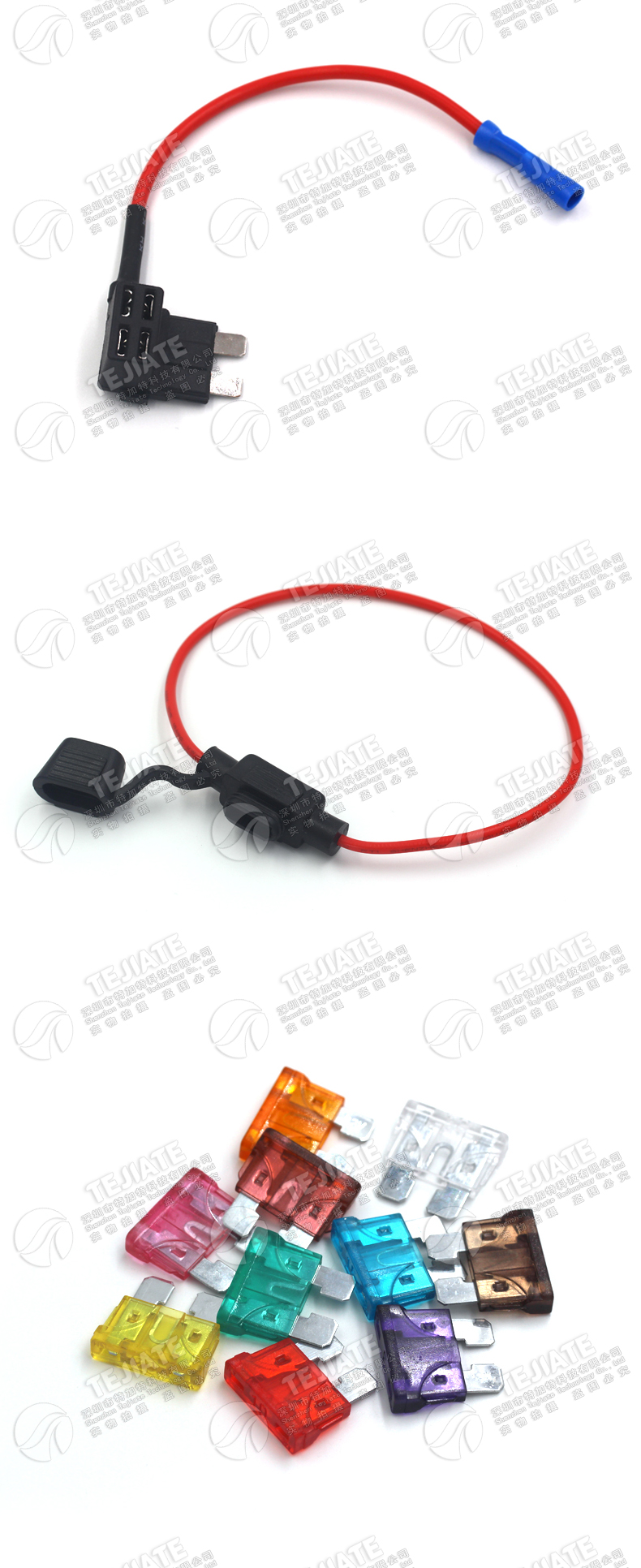 汽车保险管 氙气灯 中号汽车保险丝插片20A 5A 15A 10A 35A 40A