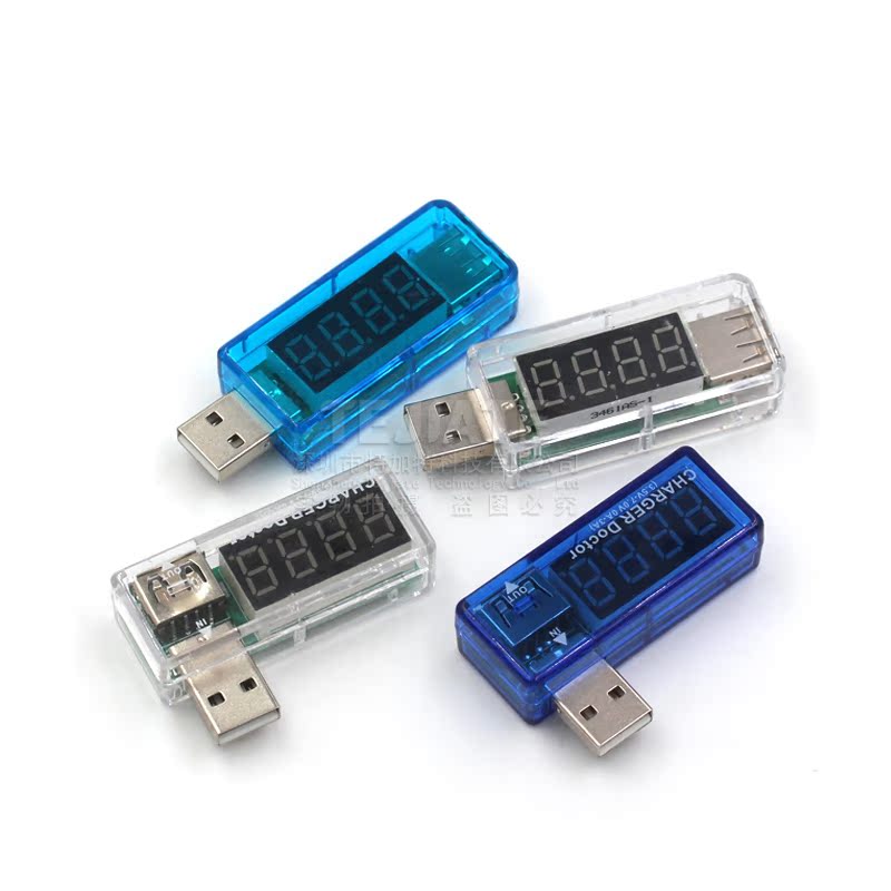 USB电压电流显示表头充电检测显示仪器充电器电流显示器接口测试 TEJIATE/特加特