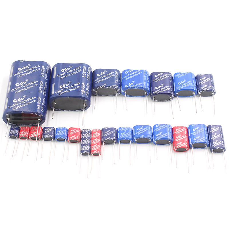 法拉电容 5.5V 0.22F/1/3.5/4/7.5/10/15F组合型 耐高温双层电容 TEJIATE/特加特