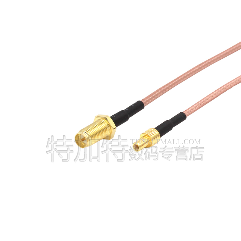 RG316镀银屏蔽同轴线 SMB公母头转SMA外螺内针延长线SMA-J/SMB-JK TEJIATE/特加特
