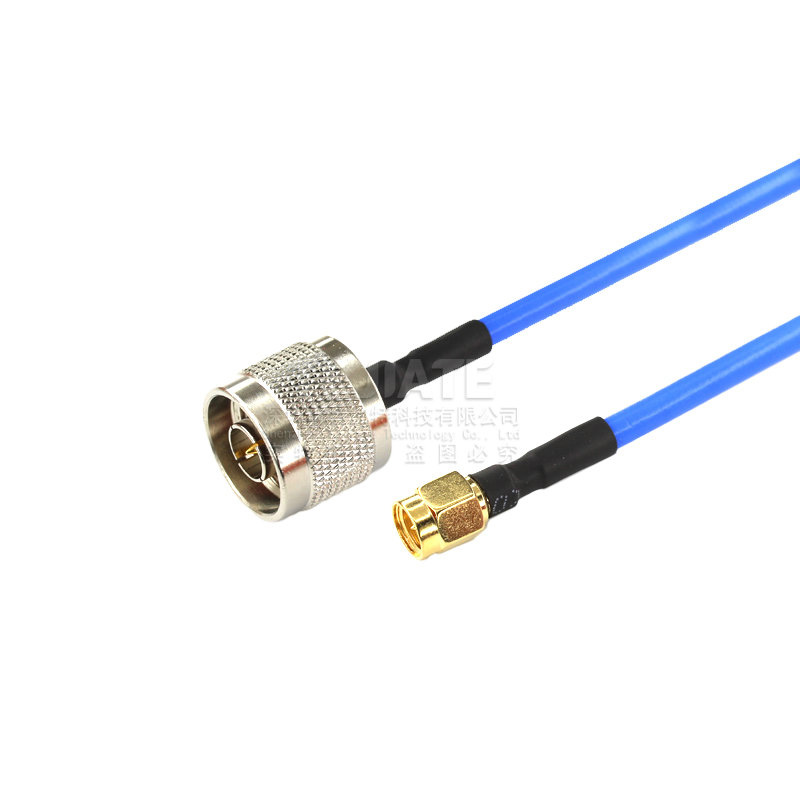 RG402/141半柔线缆转接线 SMA-J转N-KF/JKSMA公头转N母头四孔法兰 TEJIATE/特加特