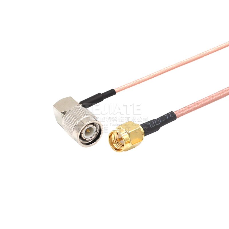 RG316射频连接线 TNC-JW/SMA-J-K TNC弯公头转SMA公母延长线 TEJIATE/特加特
