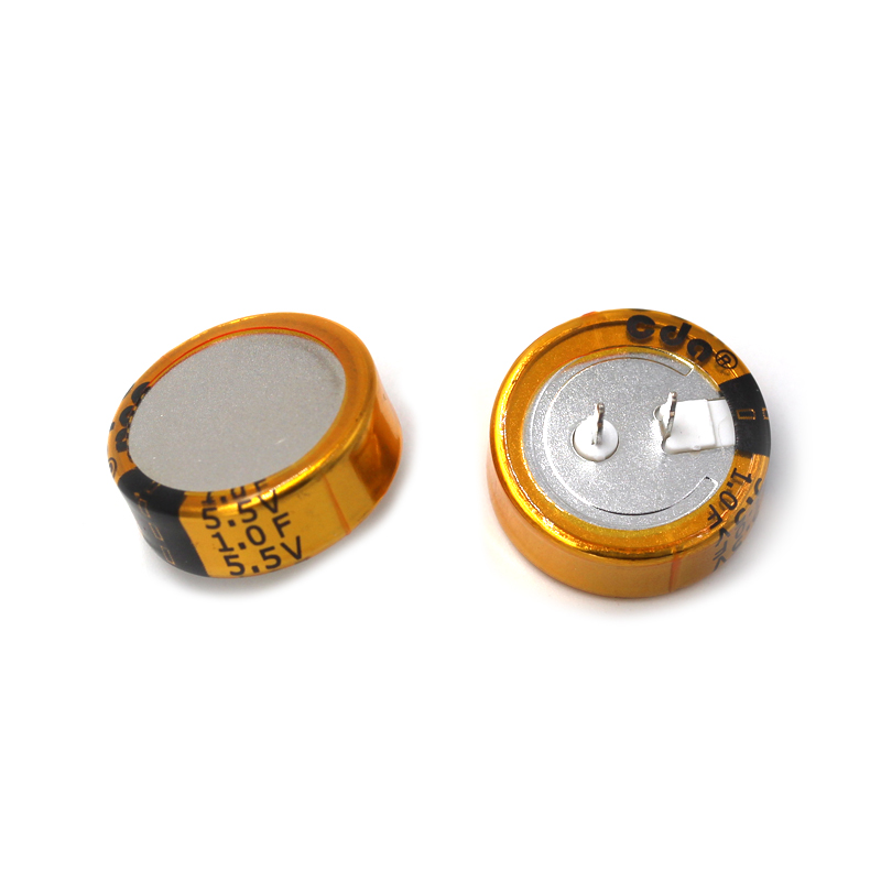 特加特|法拉电容 5.5V 1.0F 1F C型 间距5MM 双层电容 TEJIATE/特加特
