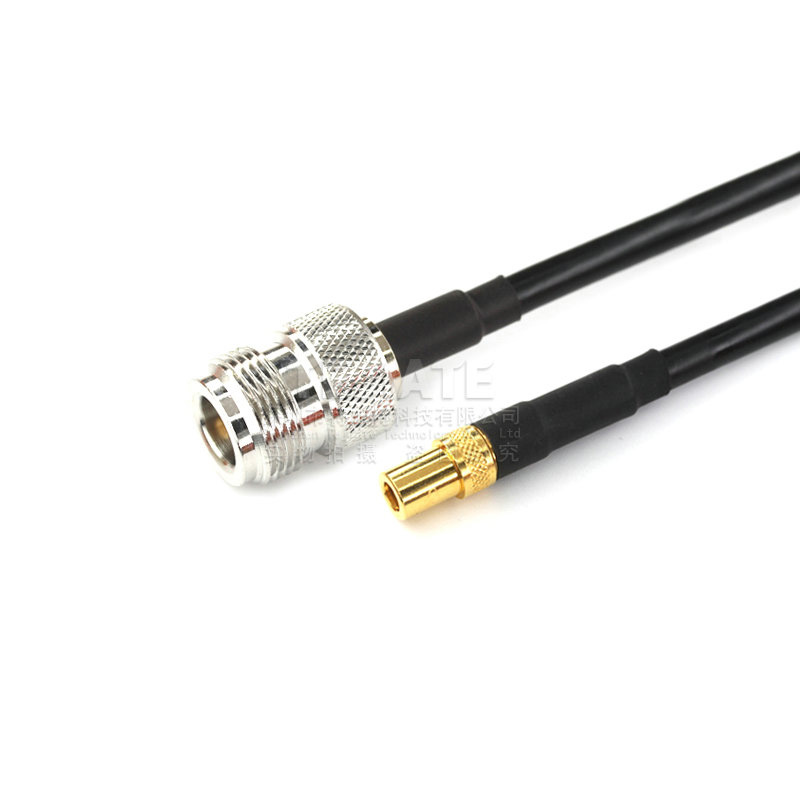 射频转接线N-J/KF/JW转SMB-K SMB母转N弯公头4孔法兰RG58/142跳线 TEJIATE/特加特