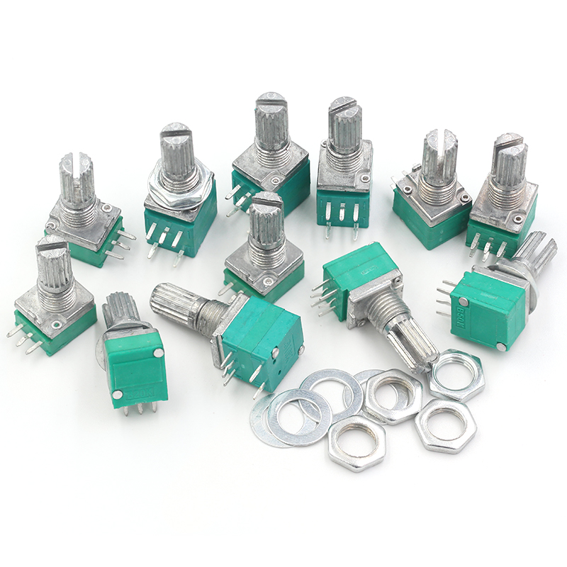 RK097NS G单联双联电位器 B5K/10K/20K/50K/100K功放电位器音响 TEJIATE/特加特
