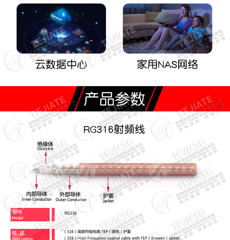 RF射频连接线BNC转SMA-JJK延长线Q9转MMCX/SMB/N示波器同轴转接线