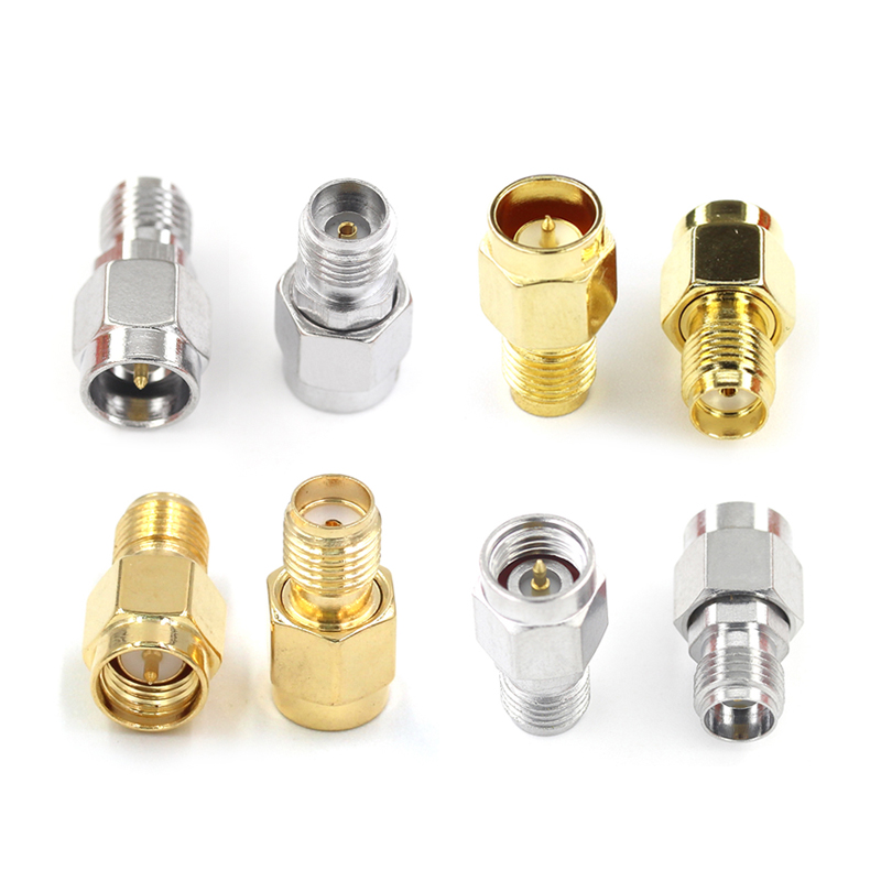 SMA射频转接头 SMA-JK公头转母头内螺内针转外螺内孔连接器 0-18G TEJIATE/特加特