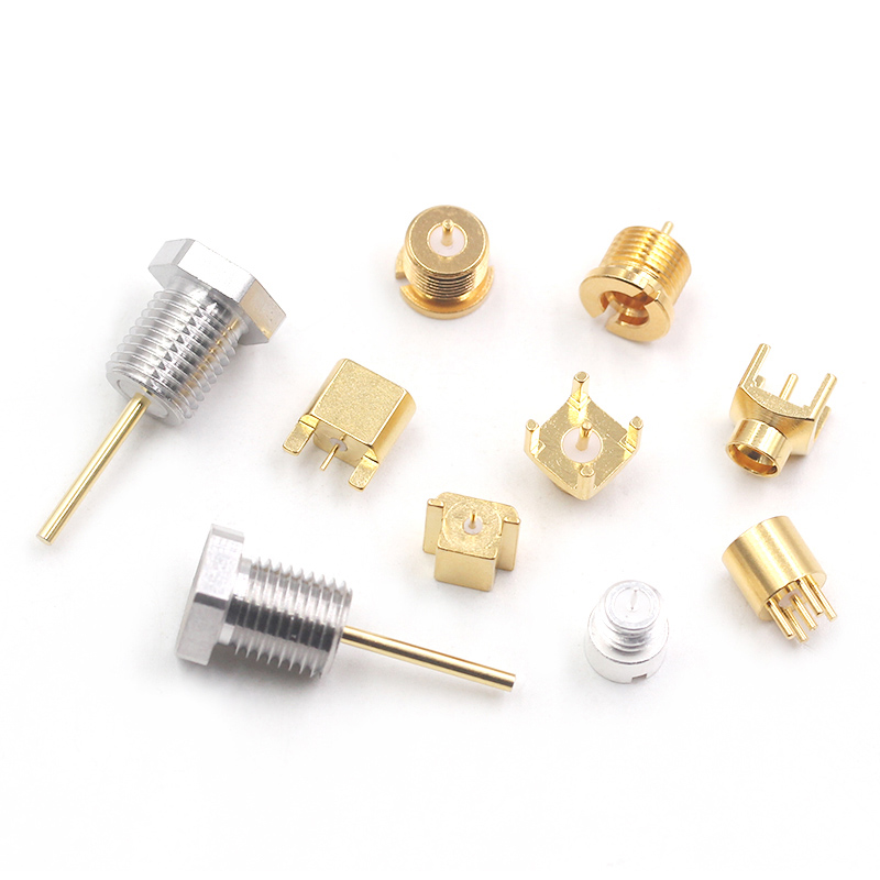 SMP射频连接器 SMP-JYD-JHD-JEF PCB面板带螺纹固定 GPO公头座子 TEJIATE/特加特