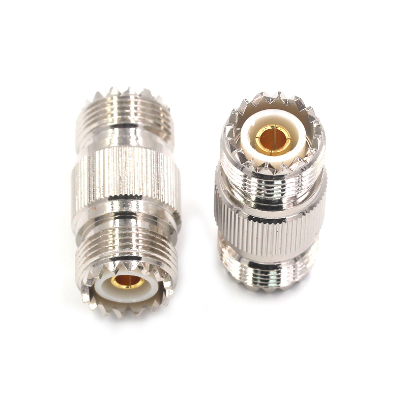 特加特 射频连接器 UHF-KK M-KK母转母双阴直通头 SL16双通转接头 TEJIATE/特加特