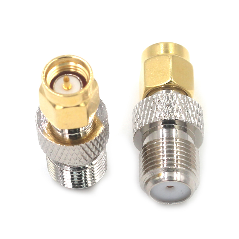 特加特 射频转接头 SMA/F-JK SMA公头内螺内针转F英制母头连接器 TEJIATE/特加特