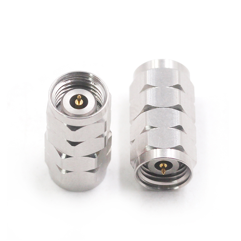 毫米波转接器 2.4-JJG不锈钢测试双通头 2.4MM公转2.4MM公 DC-50G TEJIATE/特加特