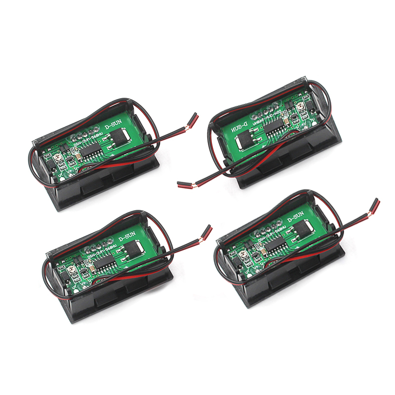 两二线电压表DC4.5V-120V直流数显表数字电压表头指示显示数码管 TEJIATE/特加特
