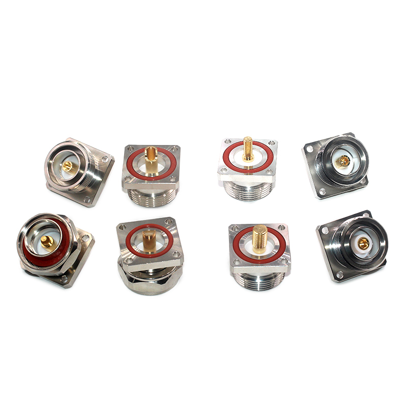 L29-KF DIN-KF/JF 7/16法兰固定面板连接器 L29-KFD电信工程接头 