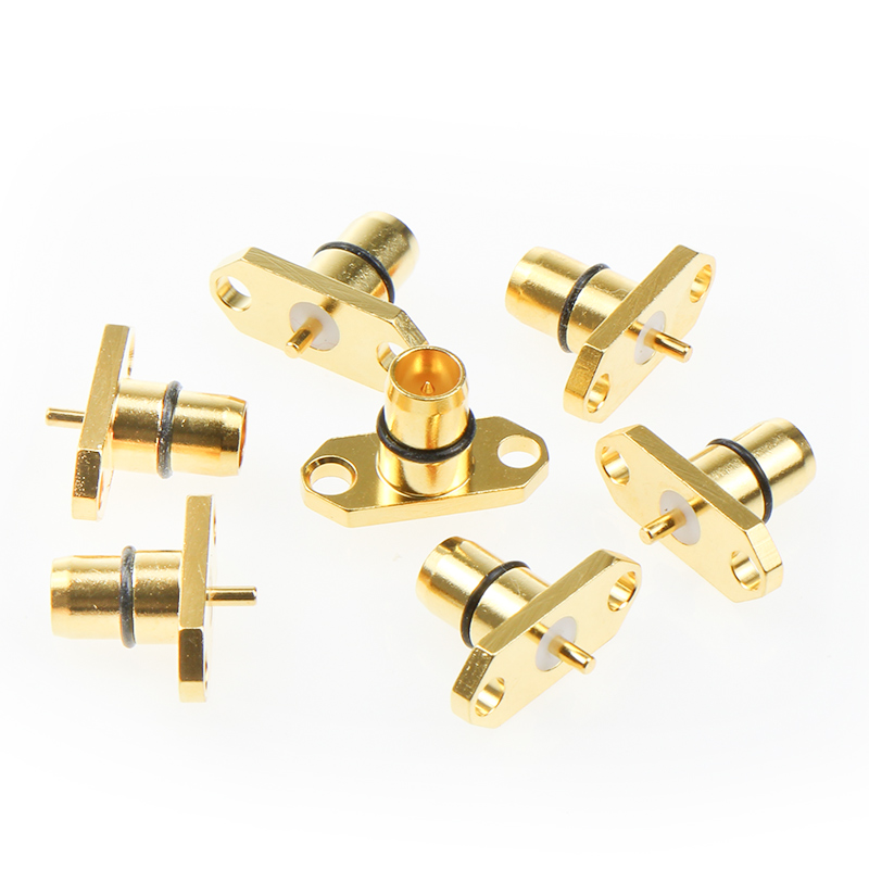 BMA-JFD BMA射频连接器带菱形2孔法兰 BMA-JF微带式底座 BMA-JFD1 