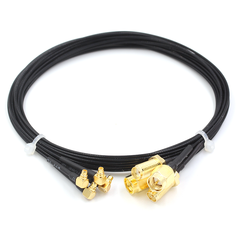 MMX-JW/SMA-J/K MMCX弯公头转SMA公/母 MMCX转接线 RF1.37同轴线 TEJIATE/特加特