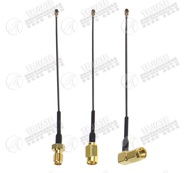 IPEX转SSMA转接线 U.FL转SSMA 迷你SMA RF1.13无线天线WIFI连接线