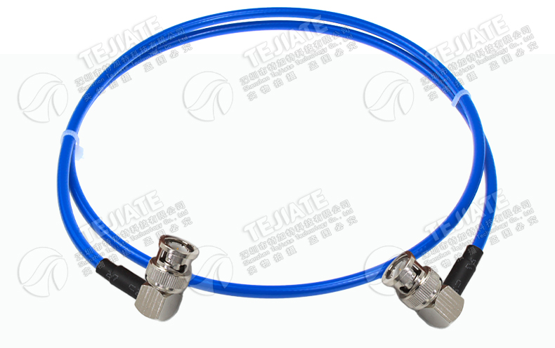 RG142-PUR蓝色柔性双层镀银同轴射频线 BNC-JJ BNC-JW BNC公转公