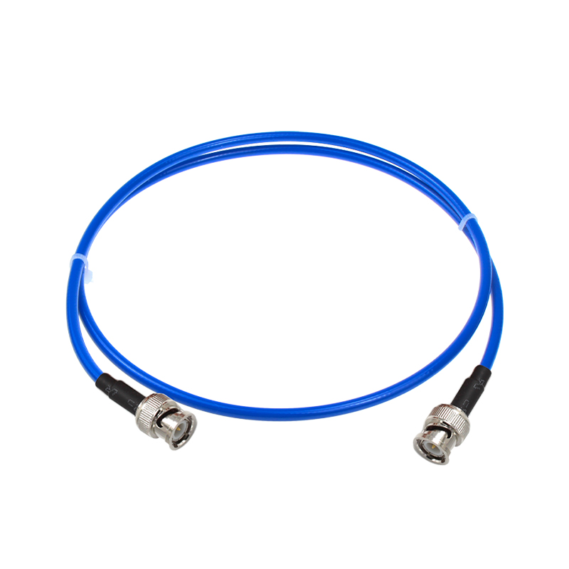 RG142-PUR蓝色柔性双层镀银同轴射频线 BNC-JJ BNC-JW BNC公转公 TEJIATE/特加特